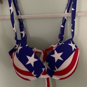 American Flag Push Up bathing suit